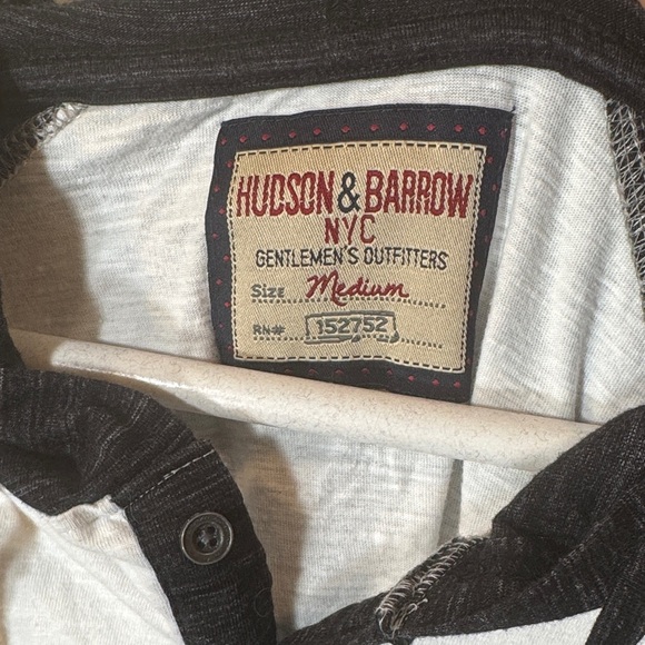 Men's Black and White Hoodie - Picture 2 of 8